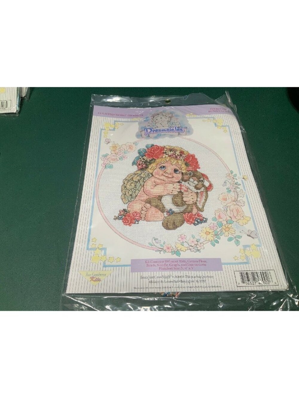 Dreamsicles Bunny Love Counted Cross Stitch Kit 18 Count Aida 5.5" x 5"